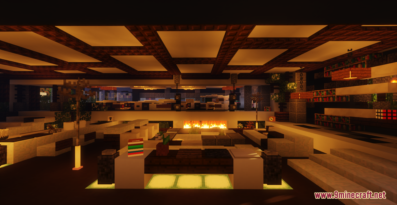 description_2 Большая карта современных домов (1.20.4, 1.20.1, 1.19.4, 1.19.2, 1.18.2) - Комплексная застройка