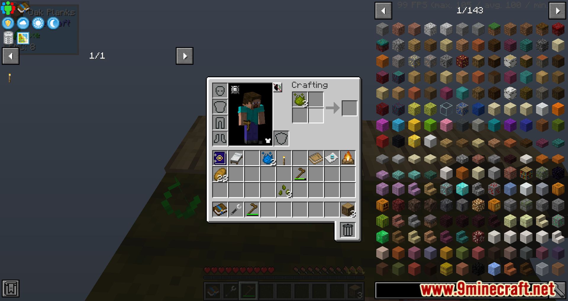 description_9 Mystic Block Modpack (1.16.5) - Focus on traveling through the sky block