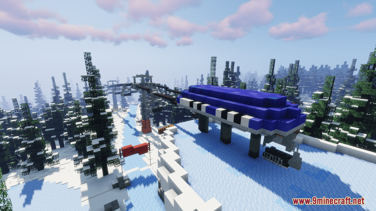 image 7 for Skiing with Minecraft Maps (1.20.4, 1.19.4) - Mount Ignis