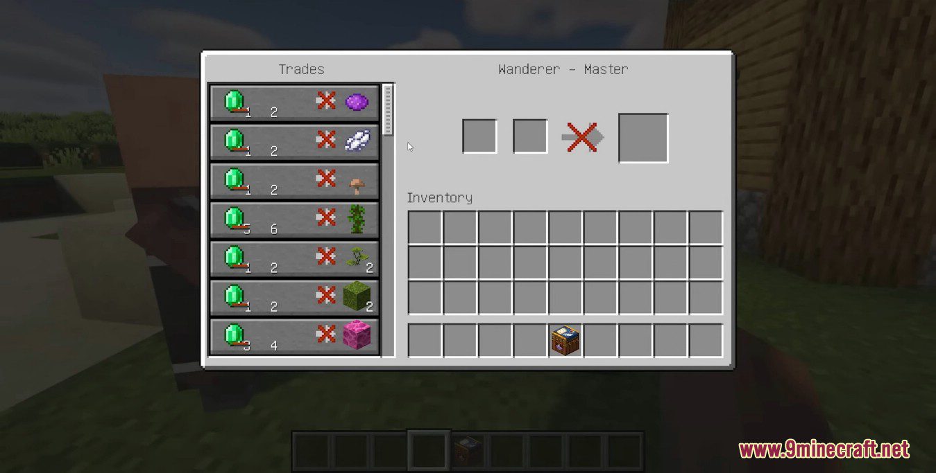 description_2 Profissão de andarilho Mod 1.19.4 - uma nova profissão para um aldeão