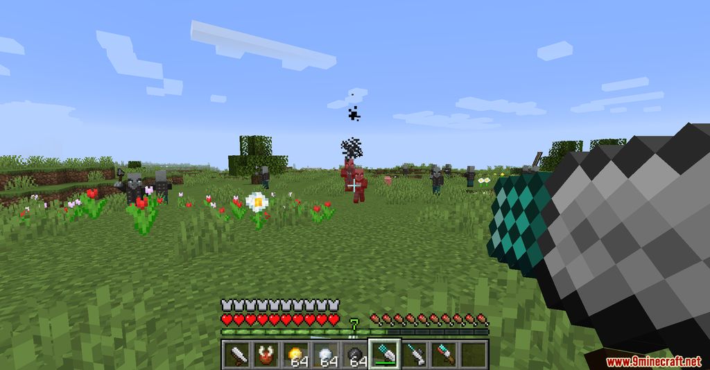 description_0 Mod Guns Without Roses (1.19.2) - A simple shooting game with cannonballs!