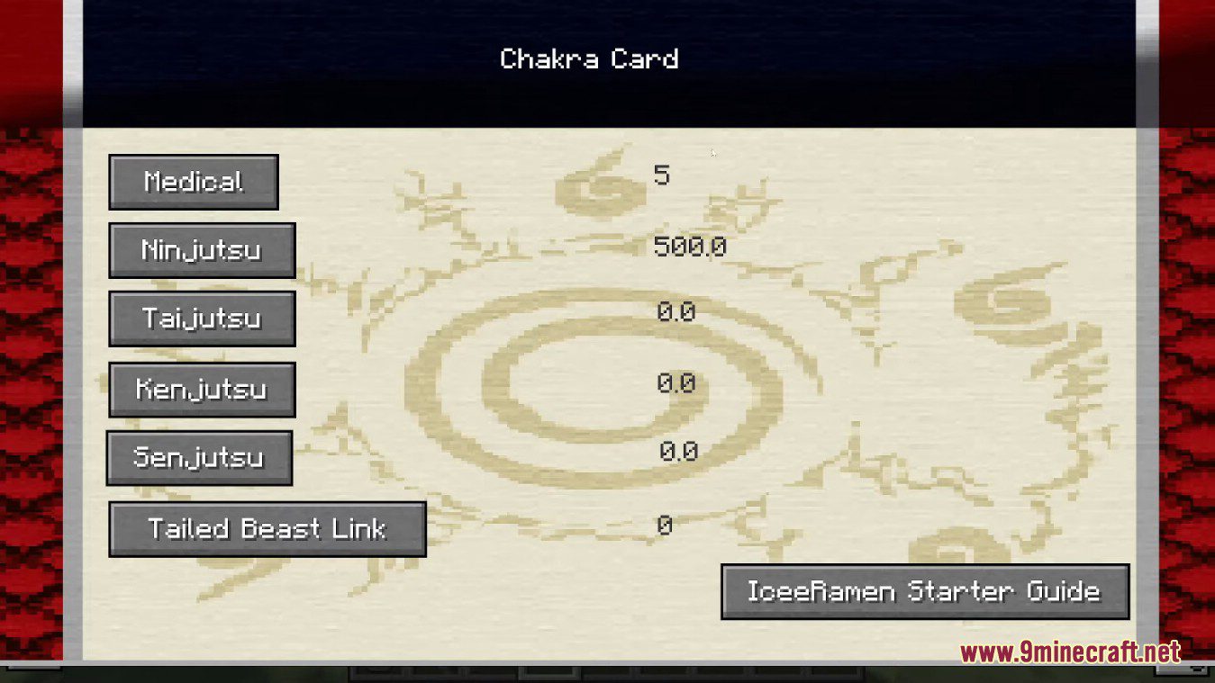 description_5 IceeRamen Naruto Mod (1.16.5) - The Art of All Nature