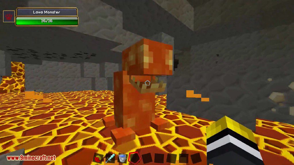 description_1 Lava Monsters Mod (1.20.1) - ferocious monsters living in lava
