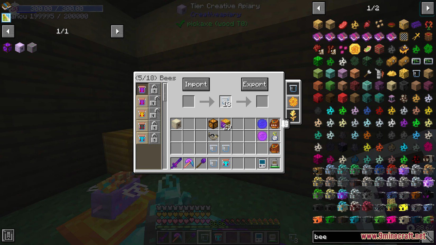 image 9 for Creative mode of apiary (1.16.5) - House of bees