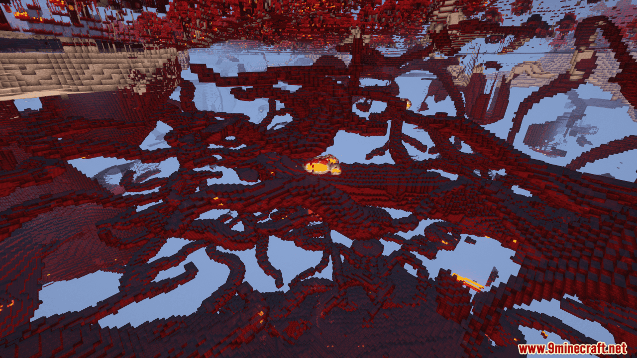 description_4 Heolic Dimension Mod (1.20.1) - Portals made of quartz, flint and glowstone