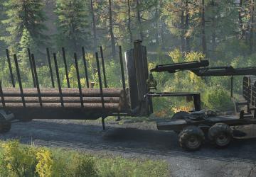 description_1 Мод Double-Decker Multi-Load High Saddle Log Trailers v1.0.2 для SnowRunner