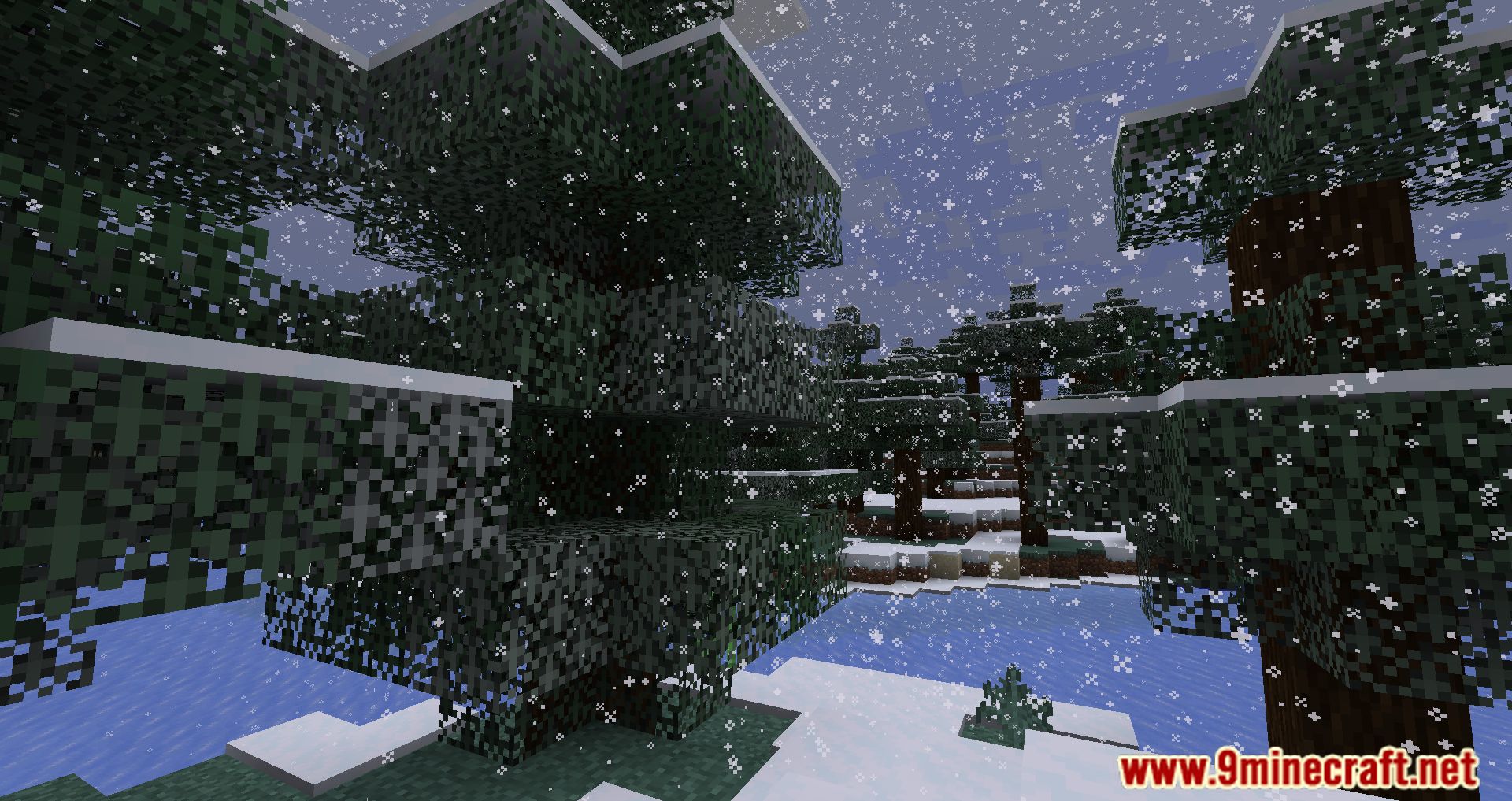 image 6 for Snowy Leaves Plus Mod (1.20.5) - Witness the magic of nature!