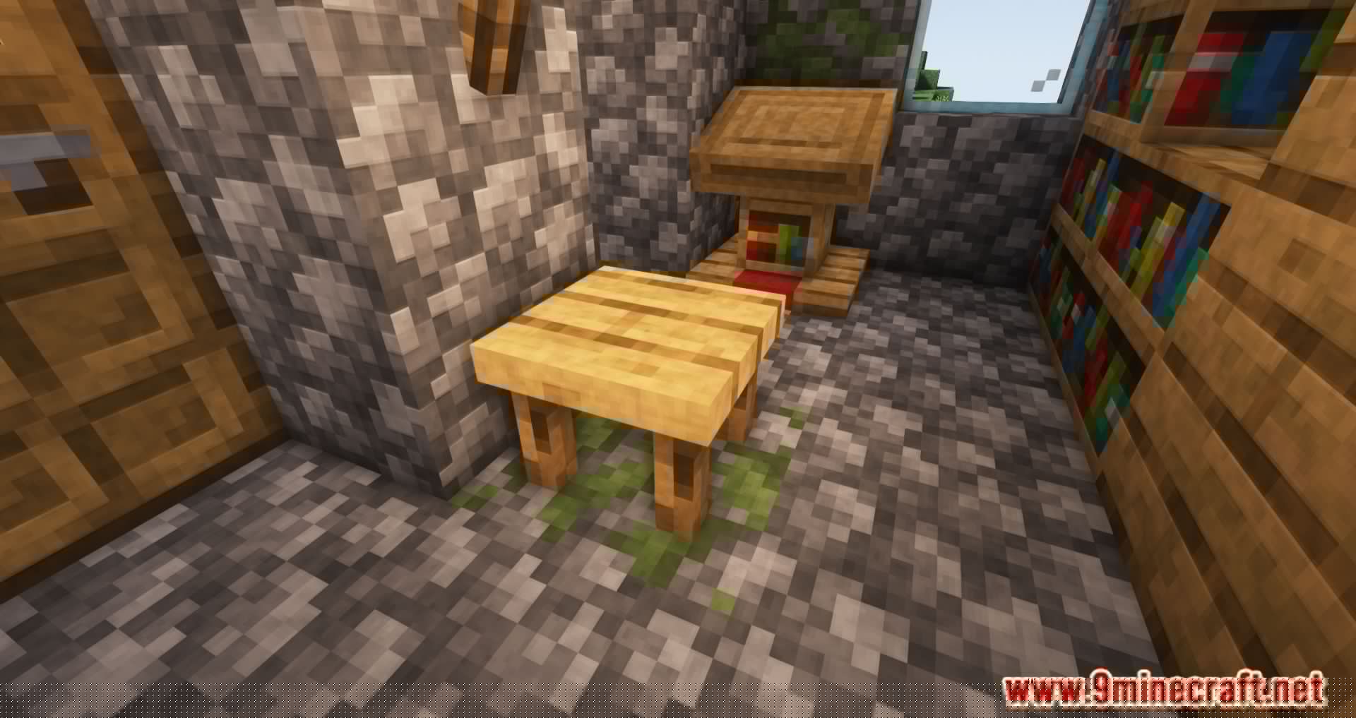 image 1 for Reeves' Furniture Mod (1.20.4) - brings decorative elements to the game