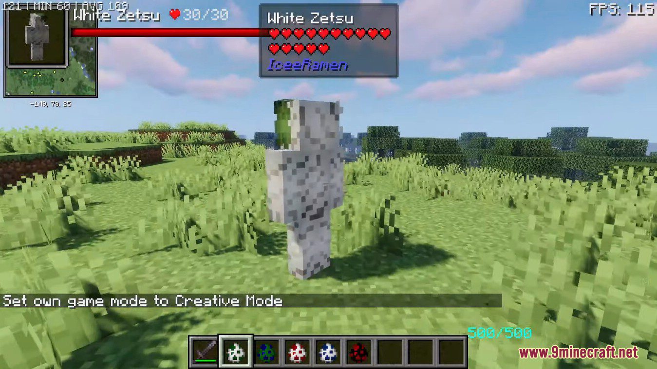 description_11 IceeRamen Naruto Mod (1.16.5) - The Art of All Nature