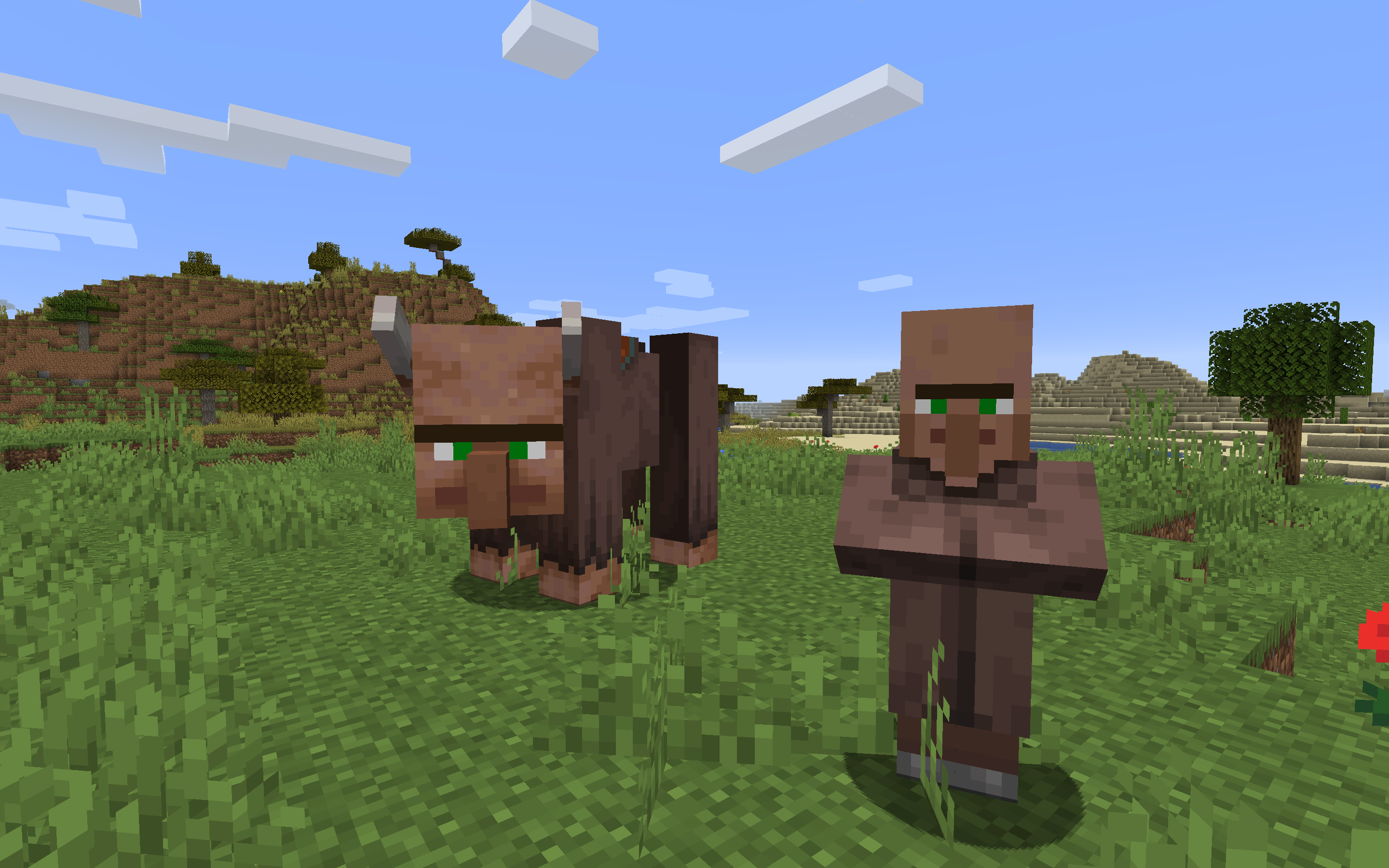 description_0 Villager Ravagers para Minecraft