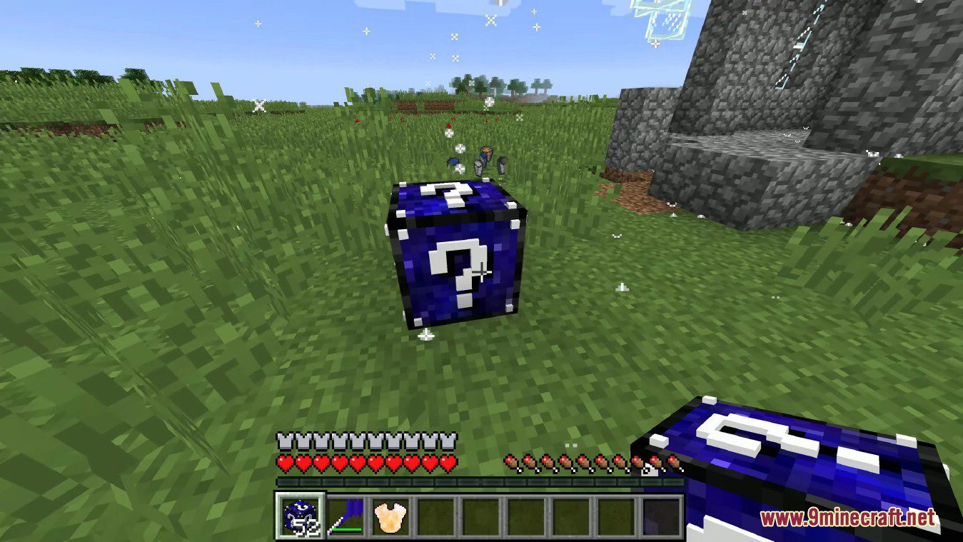 description_8 Life Lucky Block Mod (1.8.9) - Супер VIP выпадение предметов