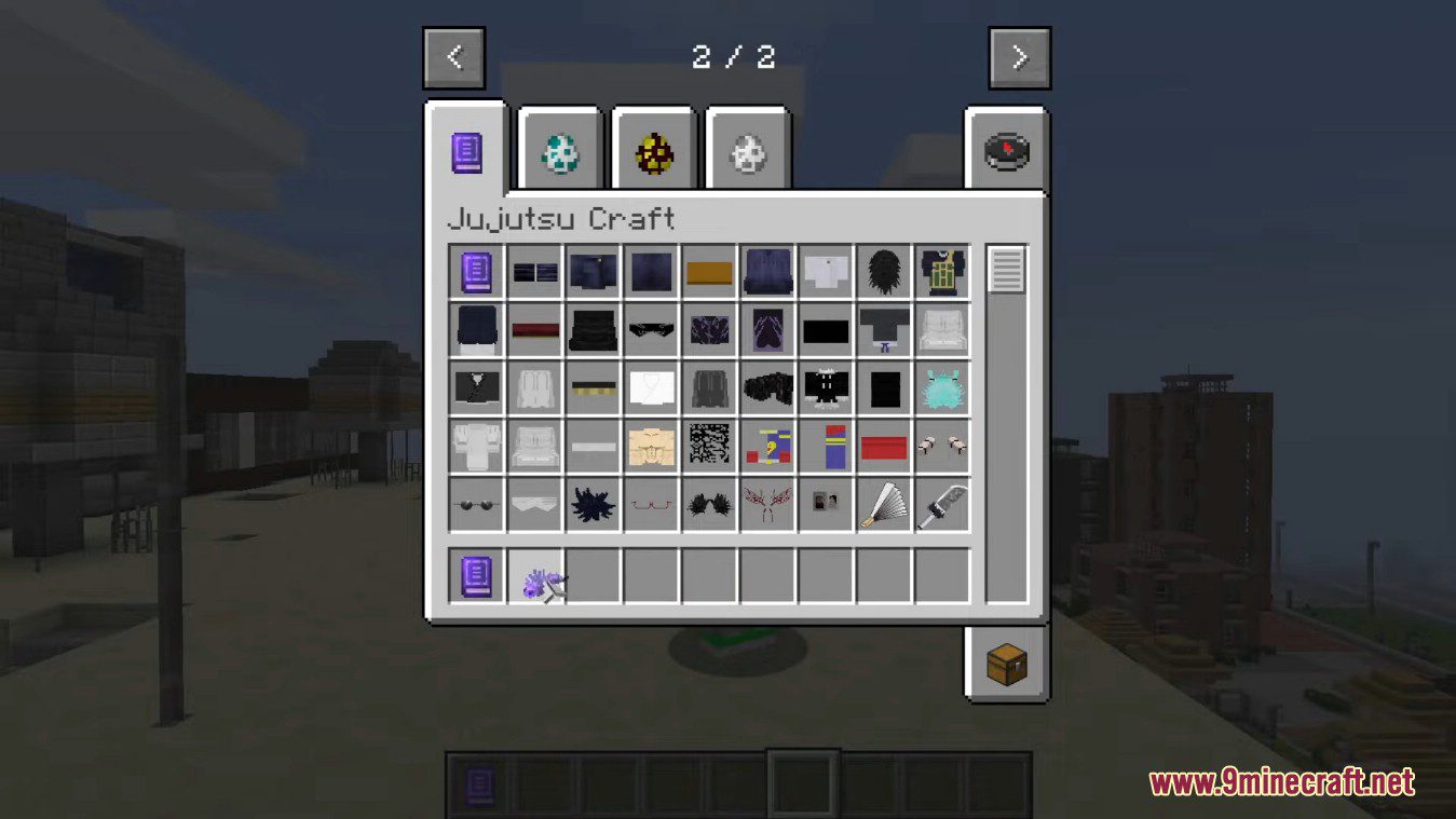 description_0 Jujutsu Craft Mod (1.20.1) - Witchcraft battles, jutsu schemes