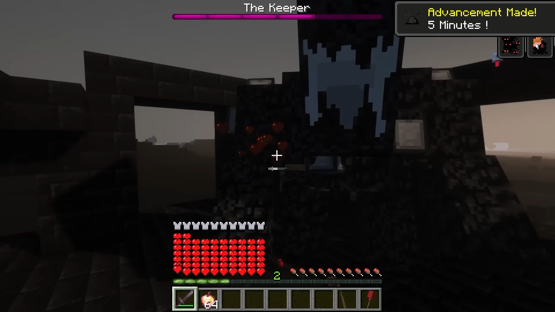 description_9 Into The Void Mod (1.16.5) - guardian and boss fights