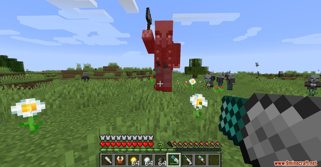 description_1 Mod Guns Without Roses (1.19.2) - A simple shooting game with cannonballs!