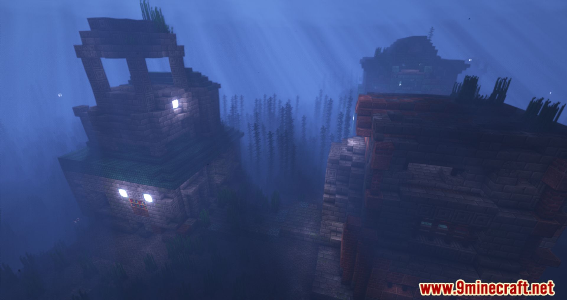 description_8 Мод Hopo better underwater ruins - морские и неизведанные сооружения.