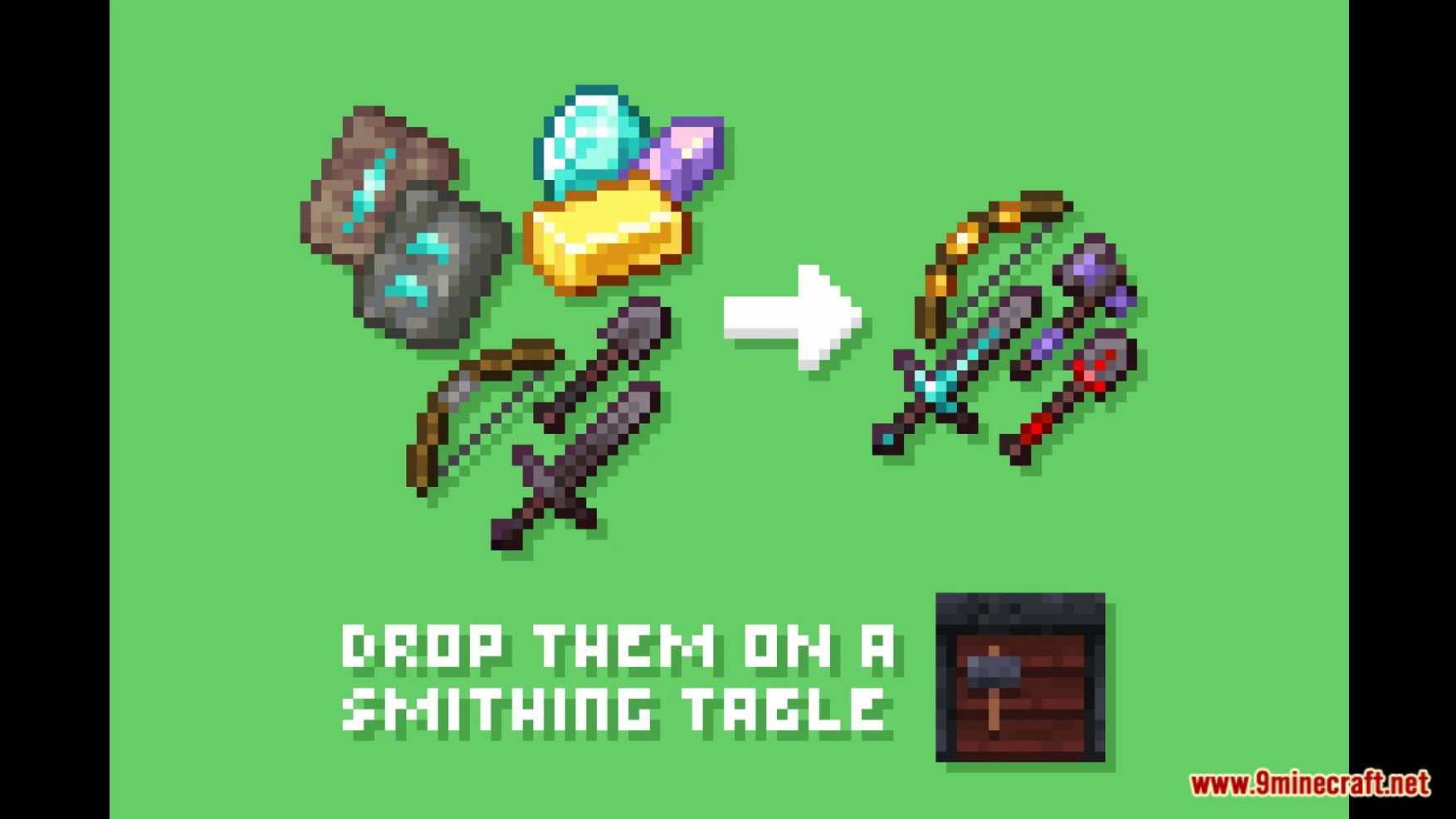 description_0 Tool Trims Data Pack (1.19.4) - Красивые инструменты!