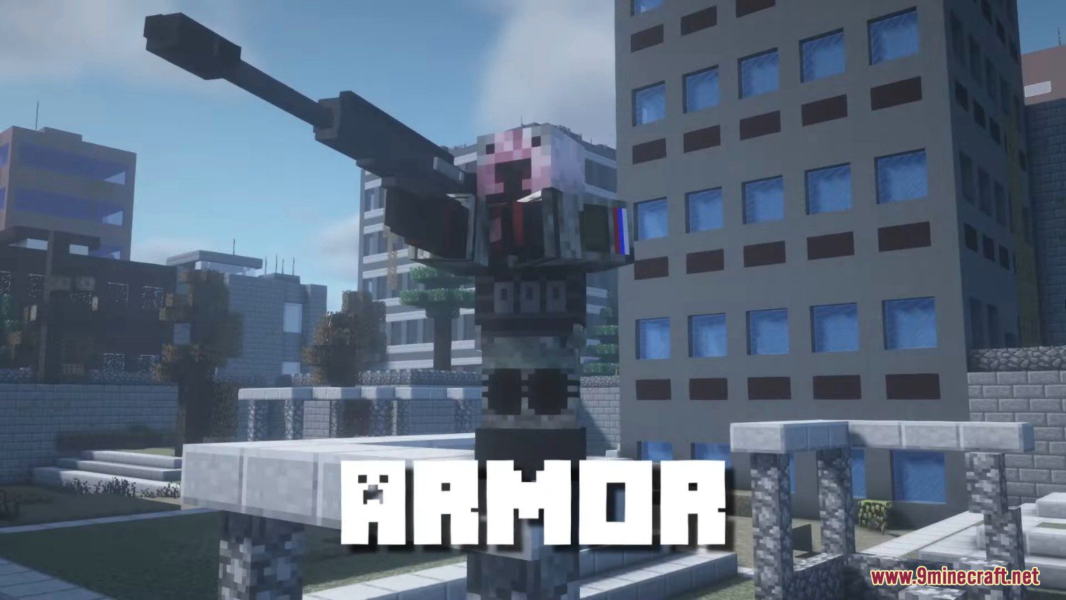 description_13 Battle Pack Mod Pack (1.12.2) - turn Minecraft into war!