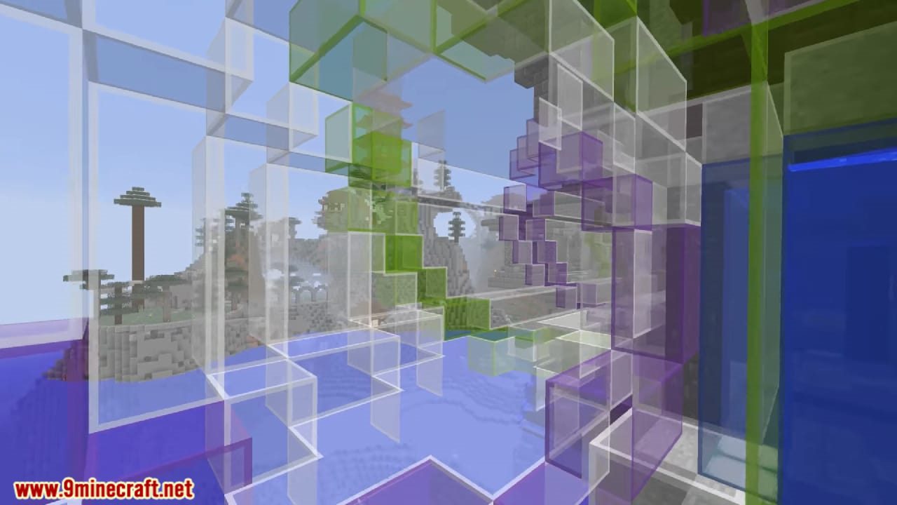 description_1 Clear Glass Resource Pack (1.20.2, 1.20.1, 1.20) - Texture Pack