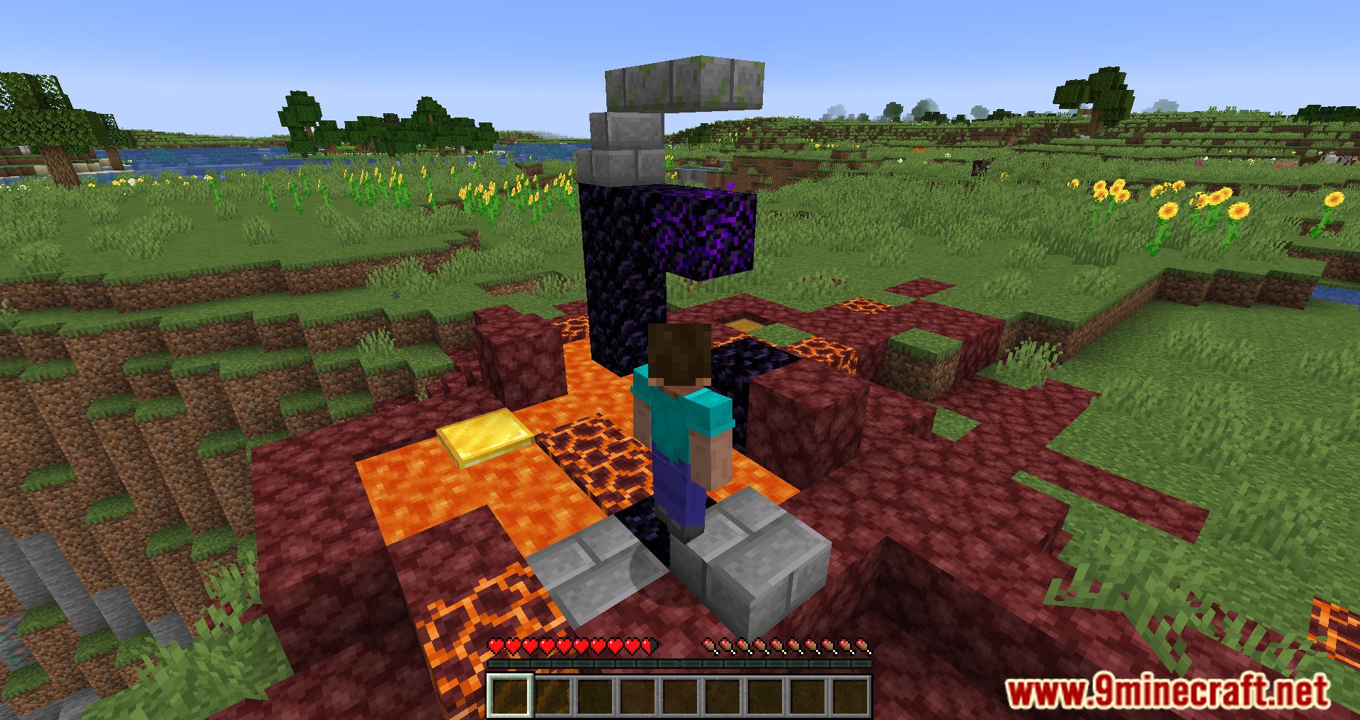 imagem 4 para Wading through magma é proibido! Modificação (1.20.6) - Danos aos blocos magmáticos