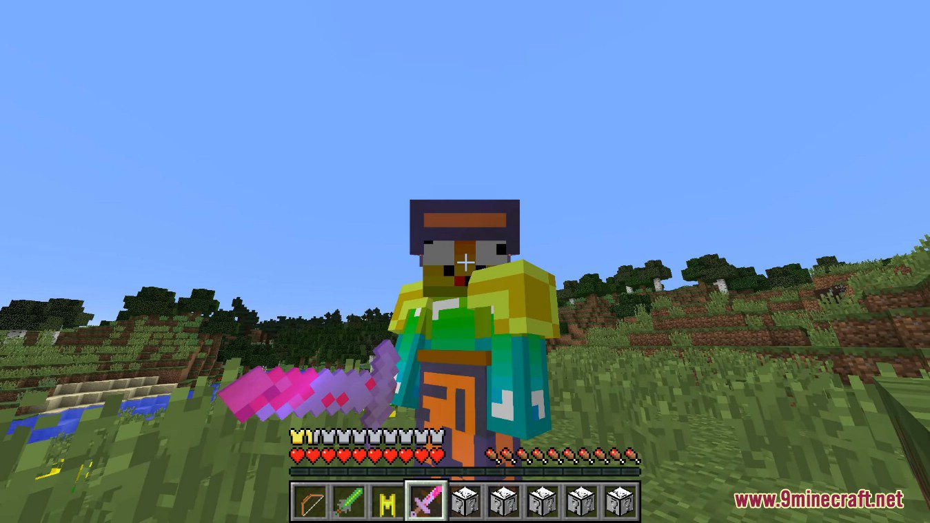 description_3 Гипноз Lucky Block Mod (1.8.9) - Крылья ангела, джакузи, ...