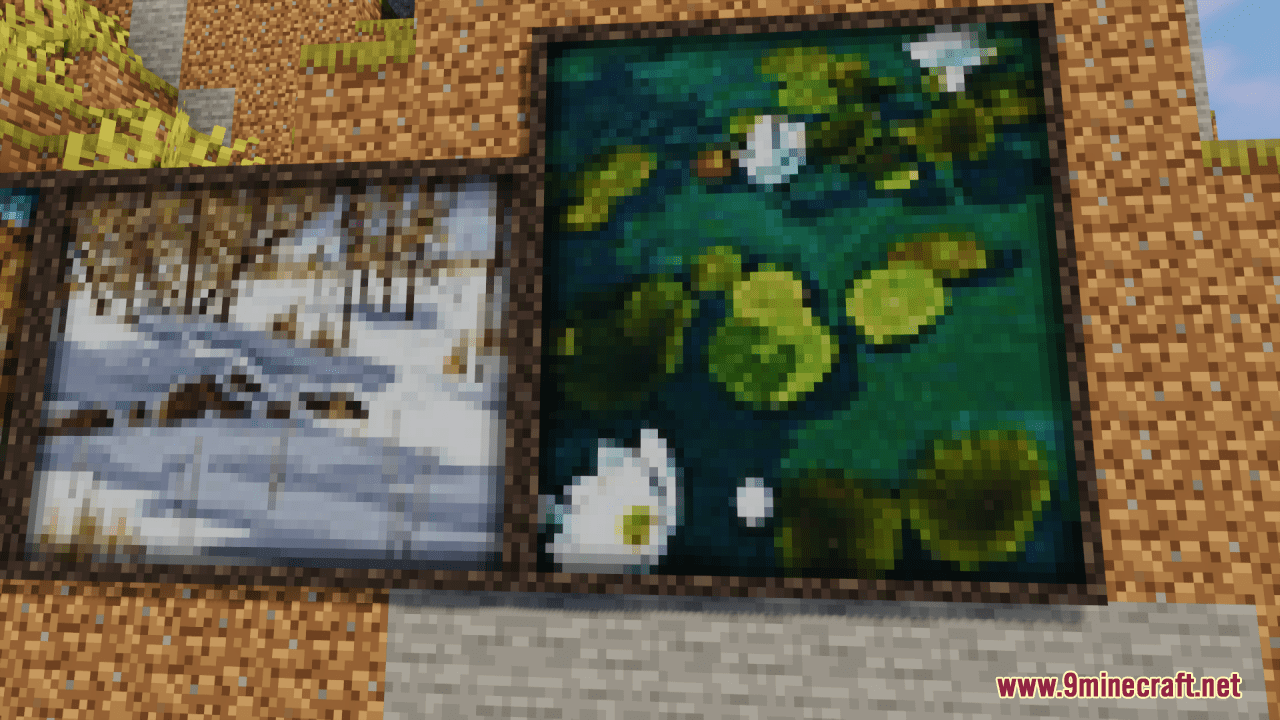 description_6 Paquete de recursos de pinturas Cottagecore (1.19.4, 1.19.2) - Paquete de texturas