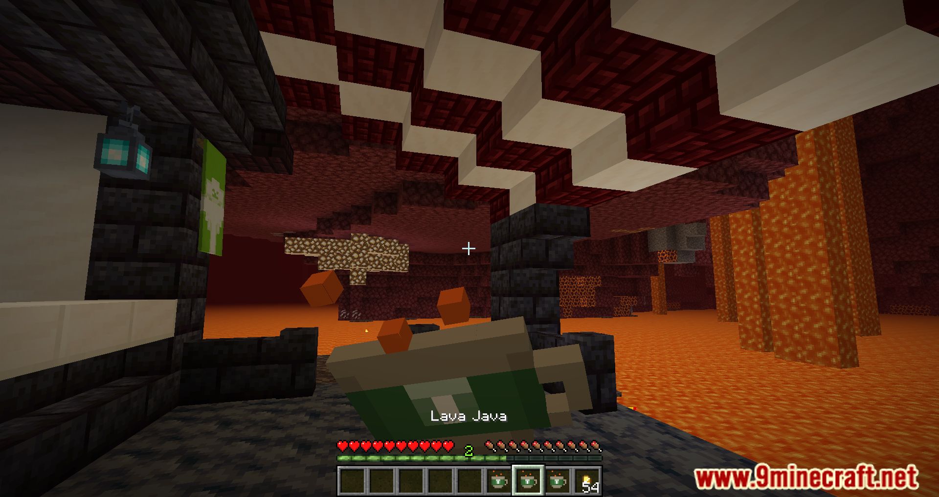 description_8 Lava Java Mod 1.20.4 - Beber desde el abismo
