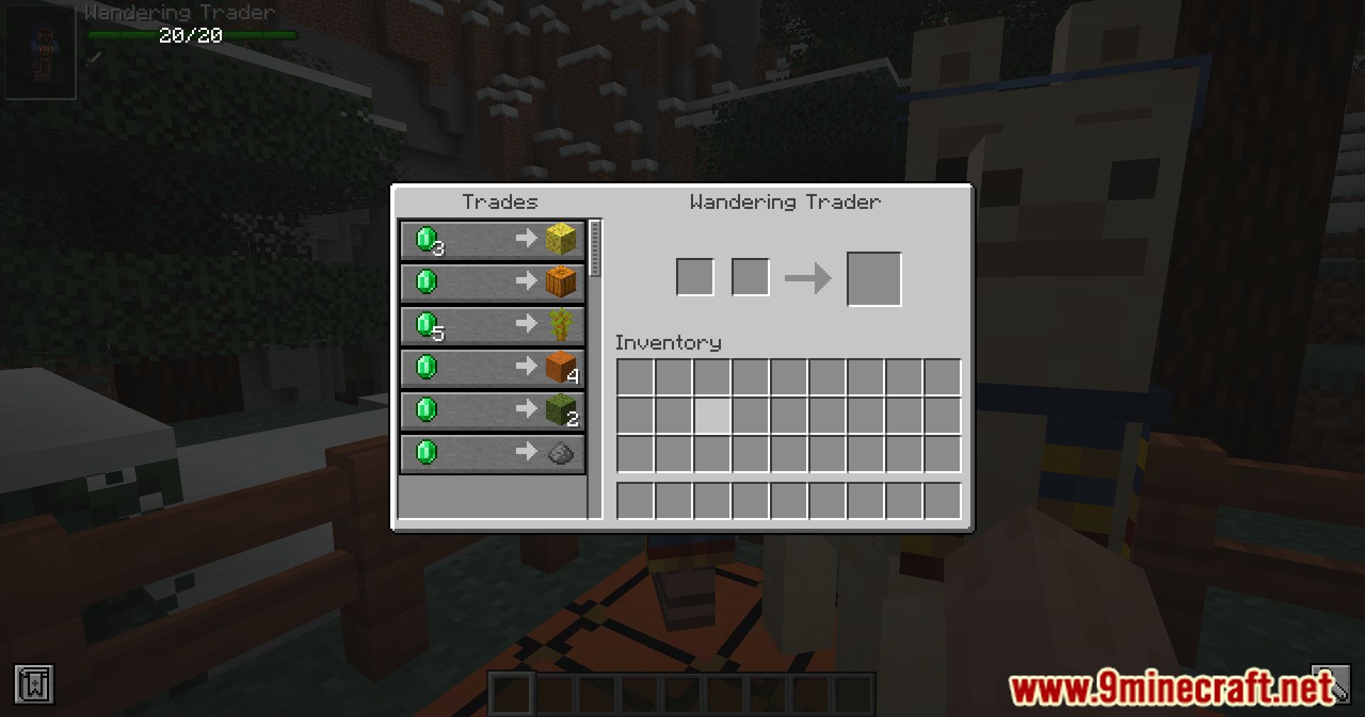 description_5 Wandering Fighters Mod 1.20.1 - Turns merchants into untamed enemies!