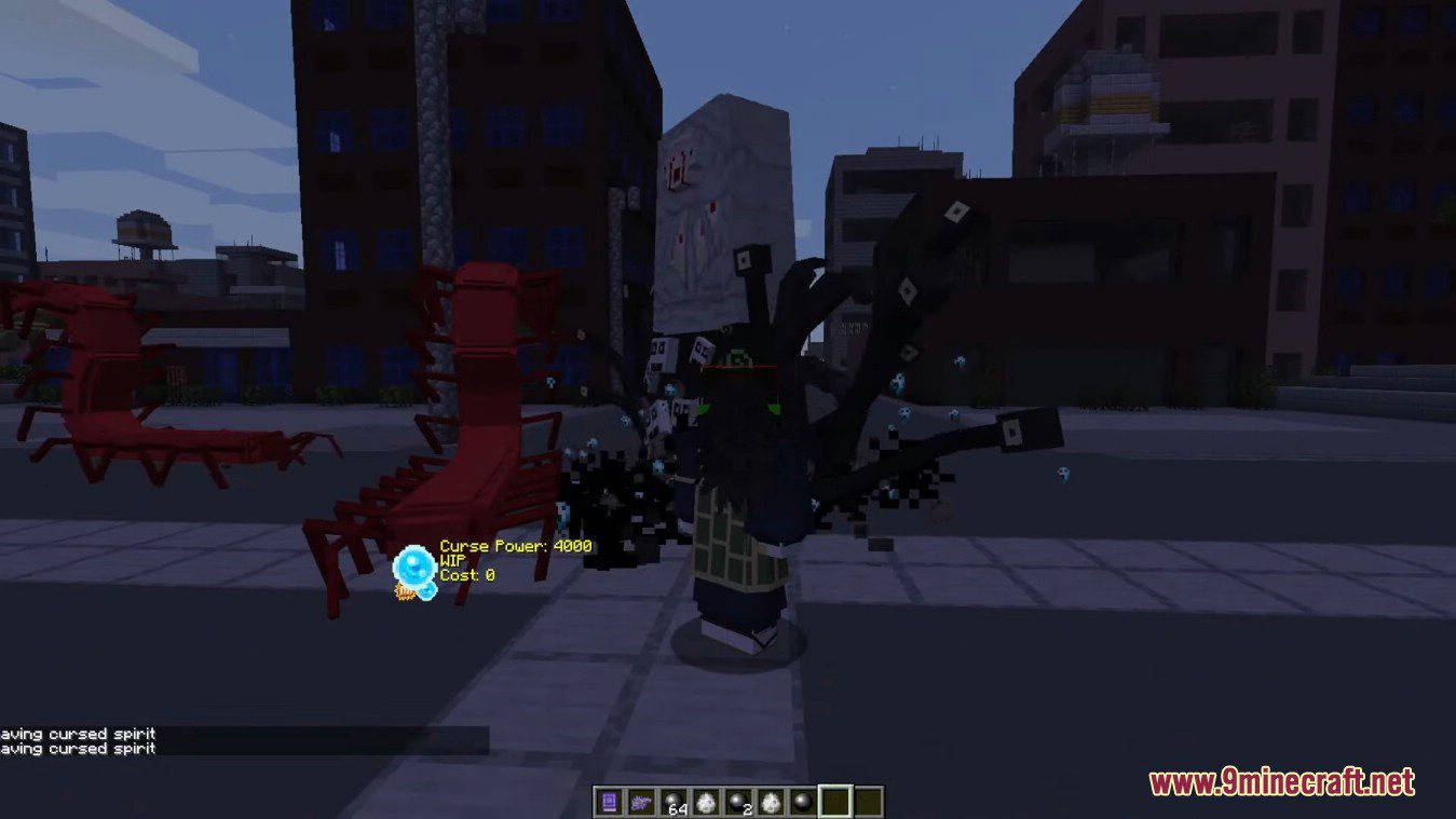 description_11 Jujutsu Craft Mod (1.20.1) - Witchcraft battles, jutsu schemes