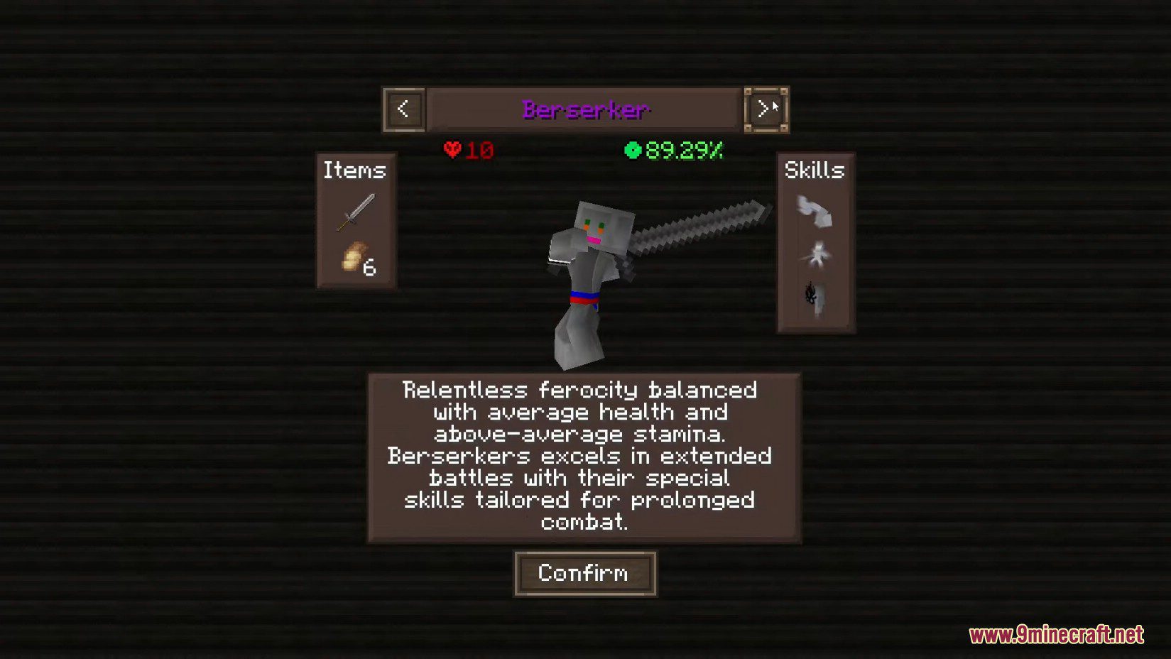image 9 for DC Classes Mod (1.18.2) - настраиваемая система классов для модпака DawnCraft