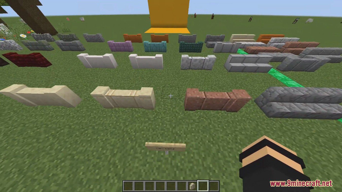 description_1 Nuevo piso, escaleras y paredes mod (1.20.4) - Ultimate para la construcción