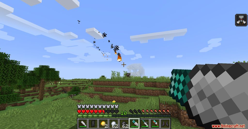 description_10 Mod Guns Without Roses (1.19.2) - A simple shooting game with cannonballs!
