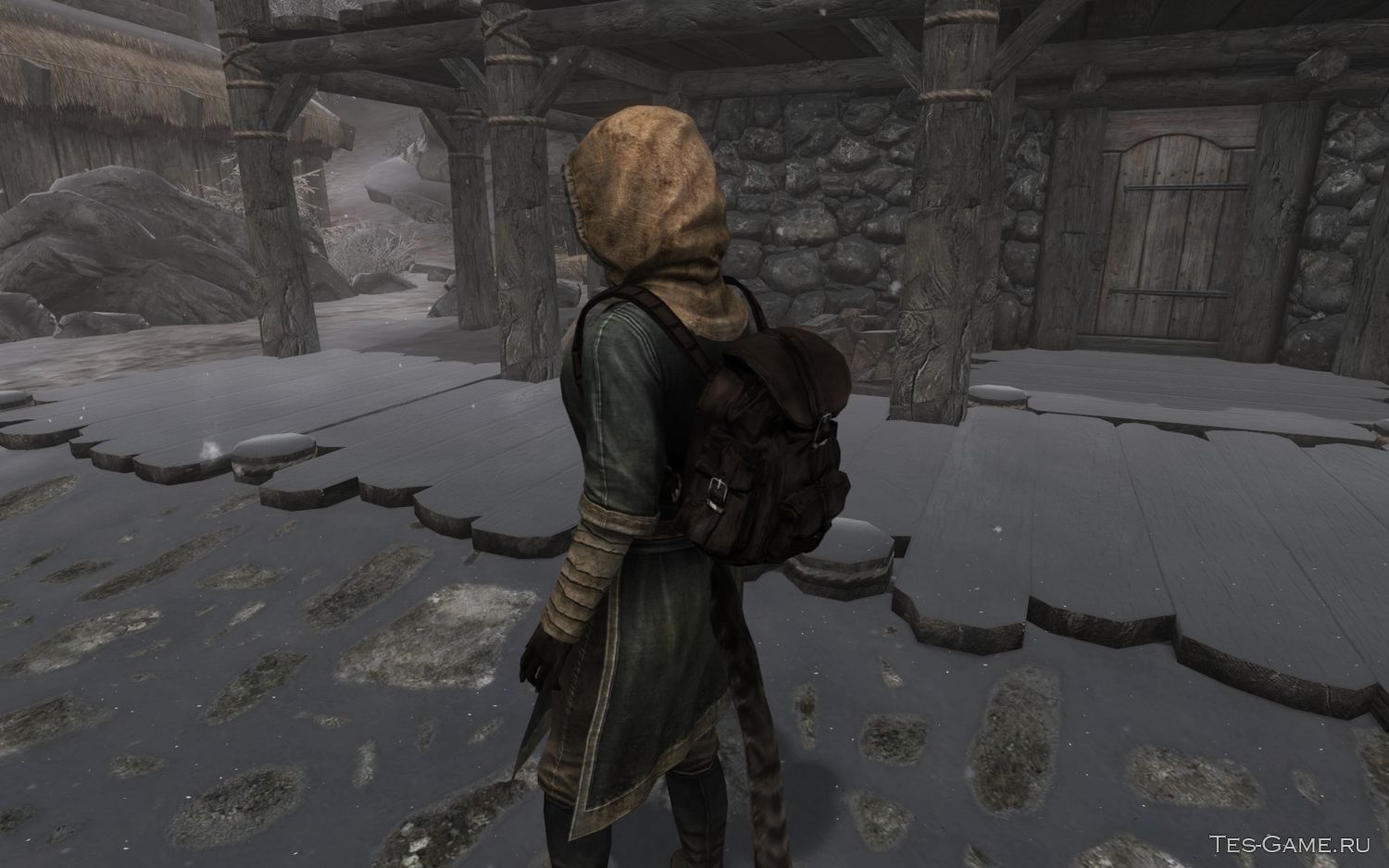 description_0 Leather backpack - SE