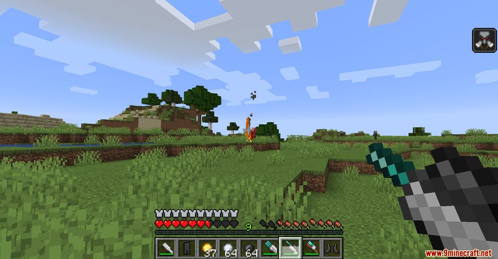 description_5 Mod Guns Without Roses (1.19.2) - A simple shooting game with cannonballs!