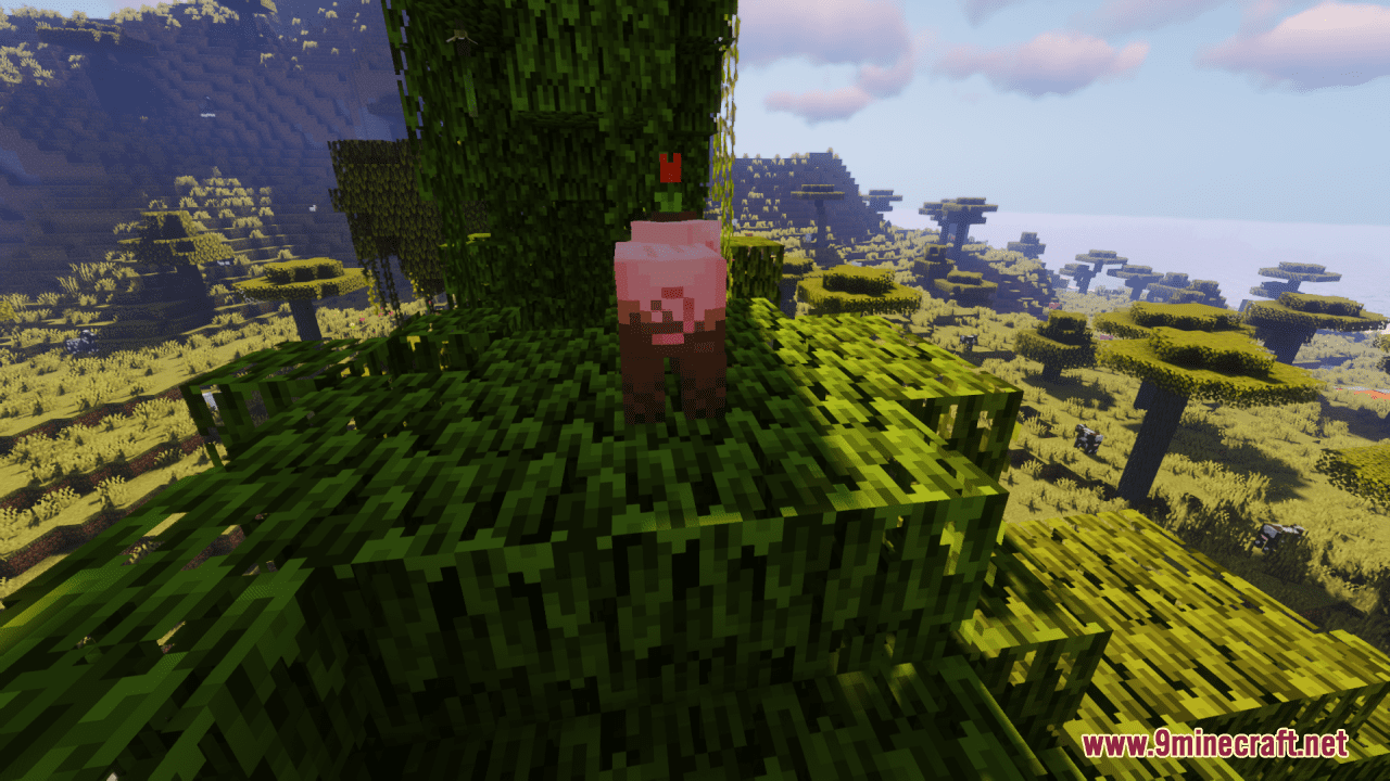 description_6 Muddy Pig Resource Pack (1.19.4, 1.19.2) - paquete de texturas