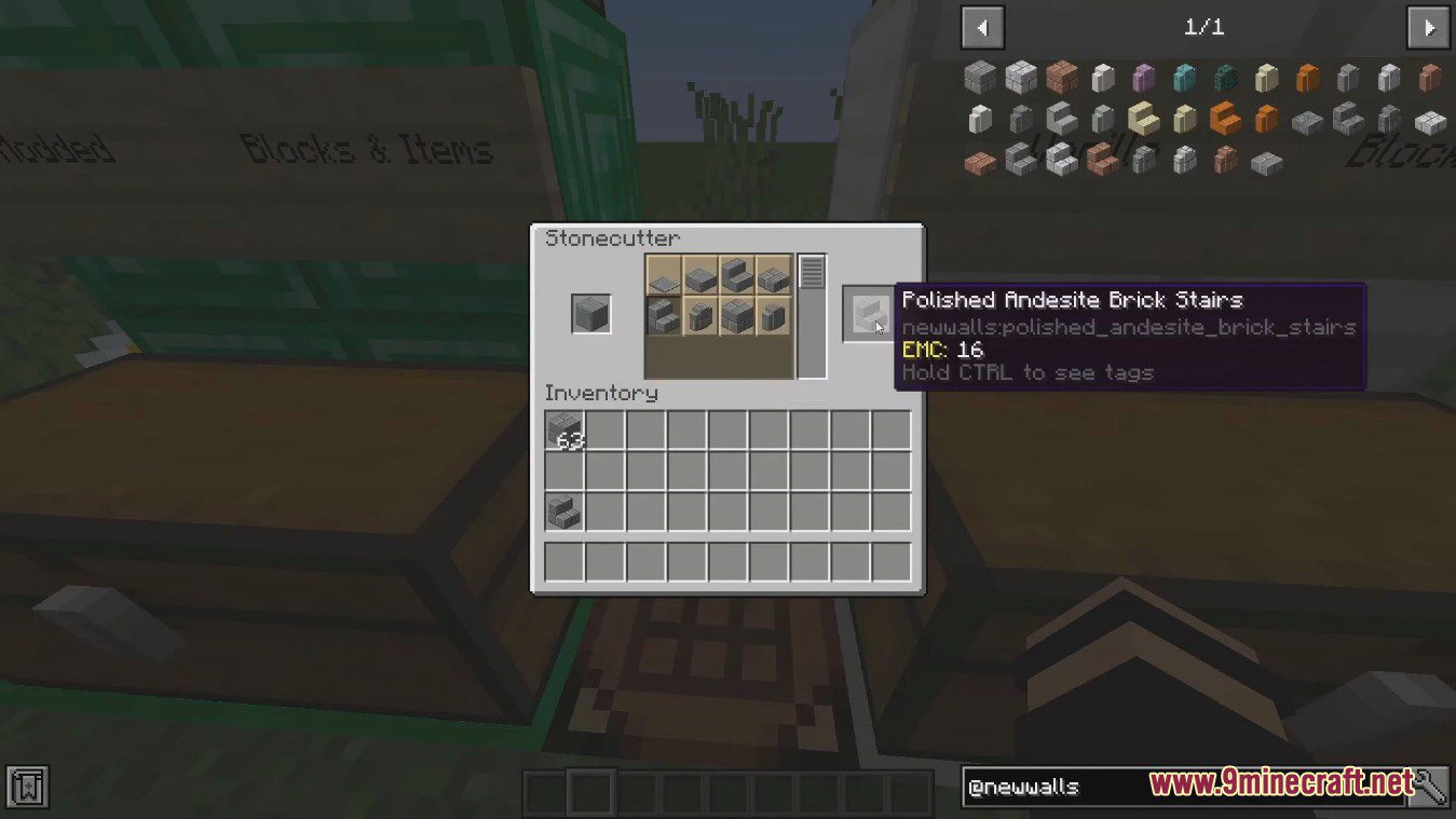 description_6 Nuevo piso, escaleras y paredes mod (1.20.4) - Ultimate para la construcción