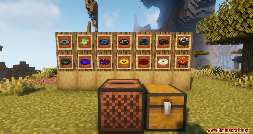 description_7 Restyled Disc Resource Pack (1.18.2, 1.17.1) - Пакет текстур