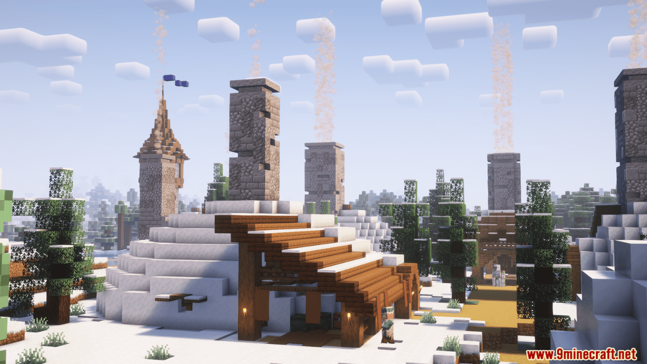 image 6 for Grand Capitals Mod (1.20.5) - преобразуйте постройки Minecraft