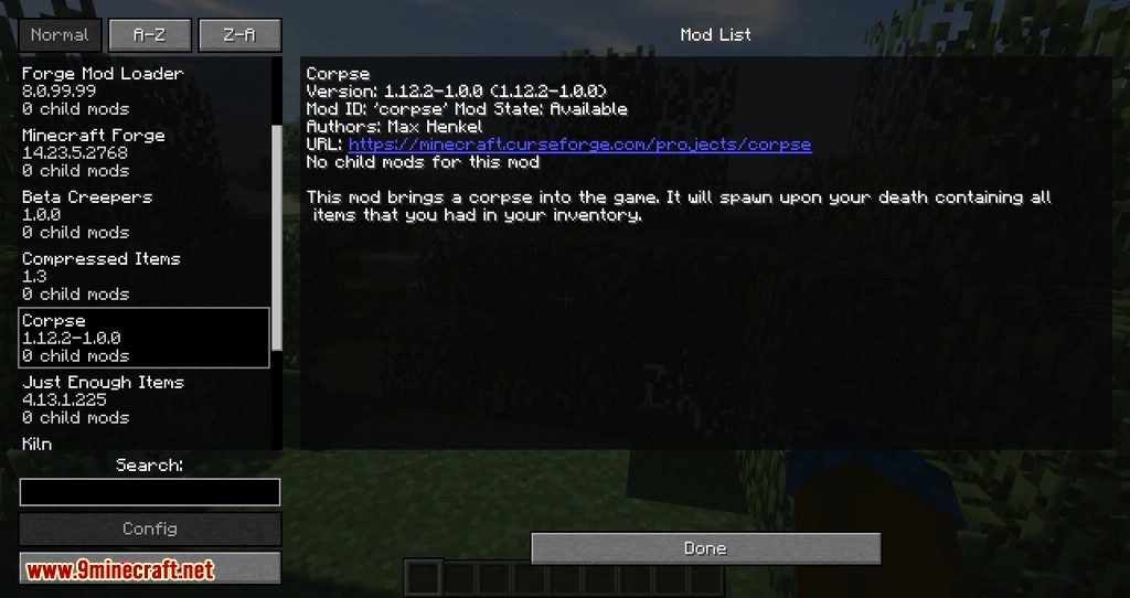 description_10 Mod Corpse Mod (1.20.4) - looted corpses