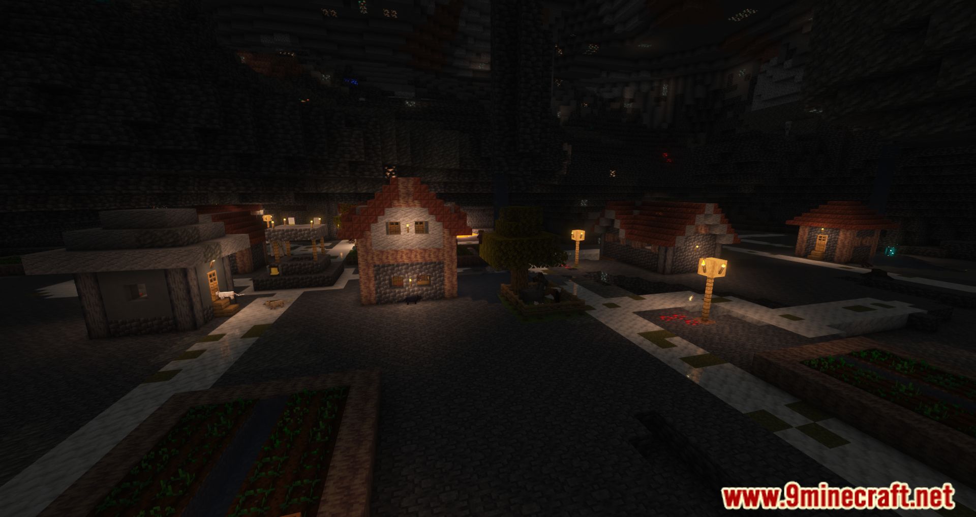 description_8 Underground Villages Mod (1.20.4) - Underground cities