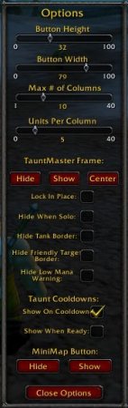 description_0 TauntMaster for WOW 5.4
