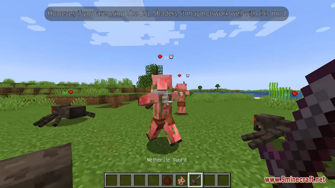 description_5 Mob Plaques Mod (1.20.1) - a neat little attribute for mobs