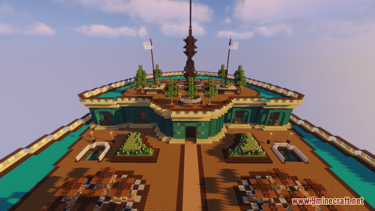 description_9 Fantastic airship map (1.20.4, 1.19.4) - Skybound Luxury