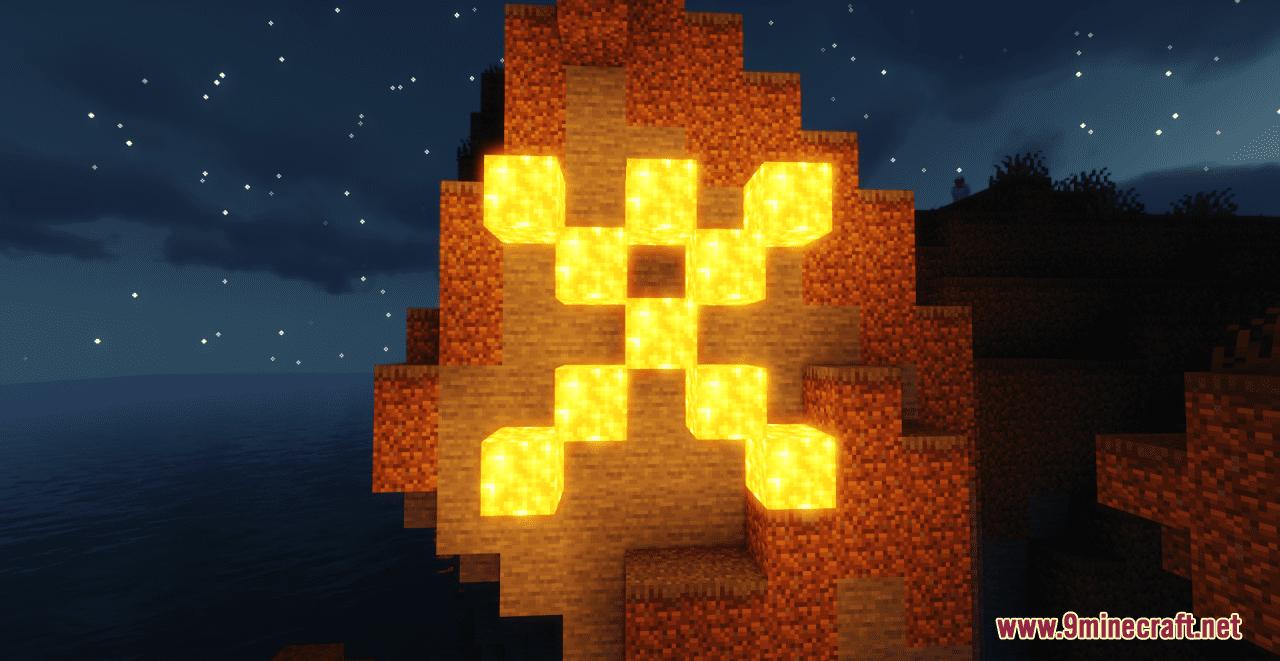 description_13 Glorious Glowstone Resource Pack (1.19.3, 1.18.2) - текстурный пакет