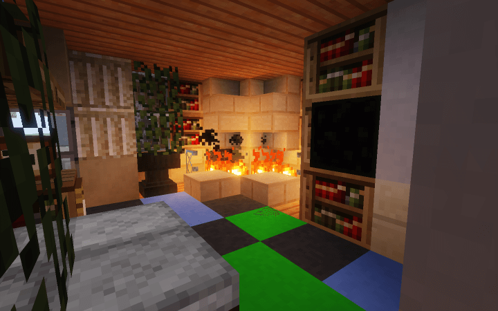description_2 Mediterranean Mansion 2 - Greenfield | Map for Minecraft