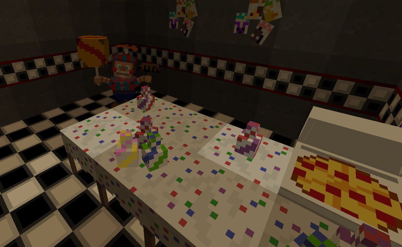 description_4 Freddy Fazcraft Mod (1.19.2) - Minecraft Combines FNaF