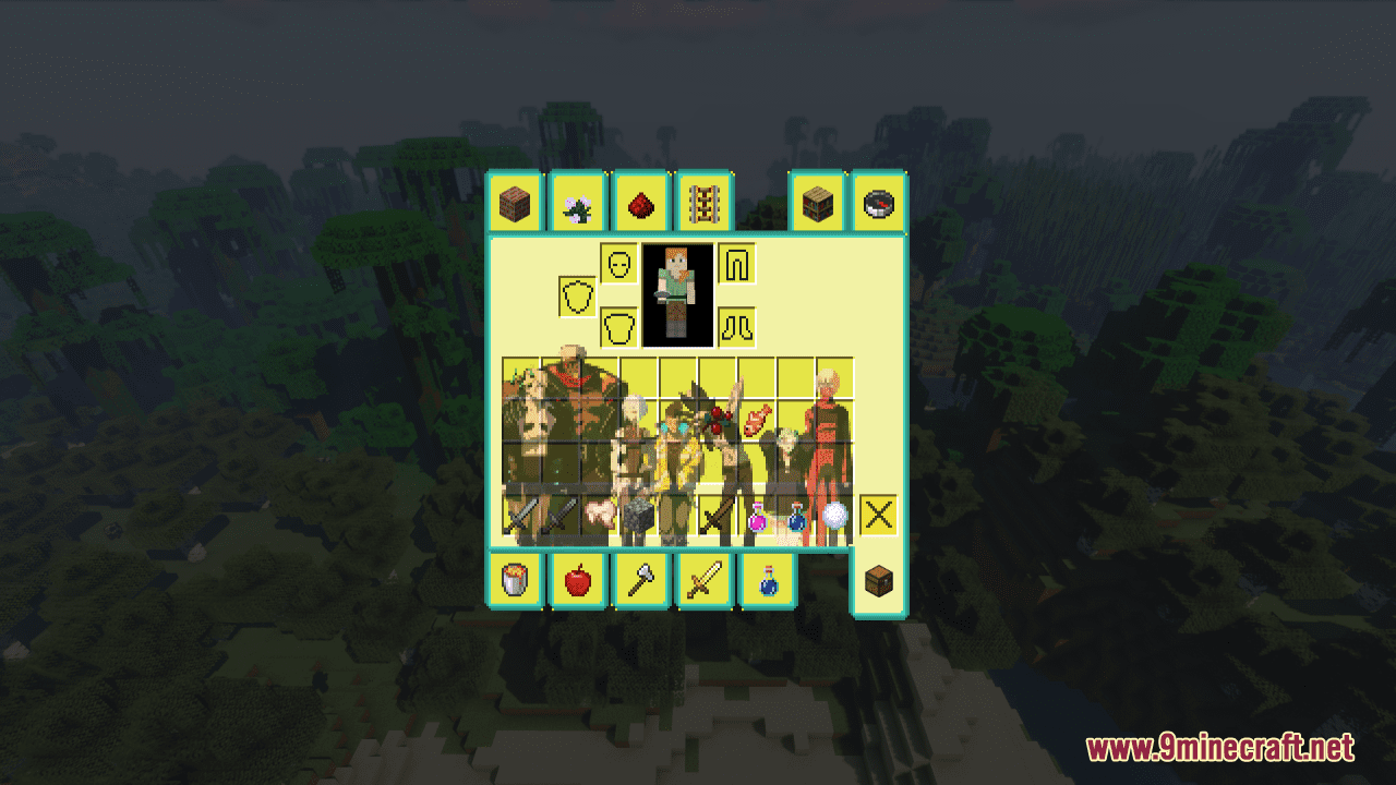 description_9 Cyberpunk: Edge Runner Custom GUI Resource Packs (1.20.4, 1.19.4) - Texture Packs