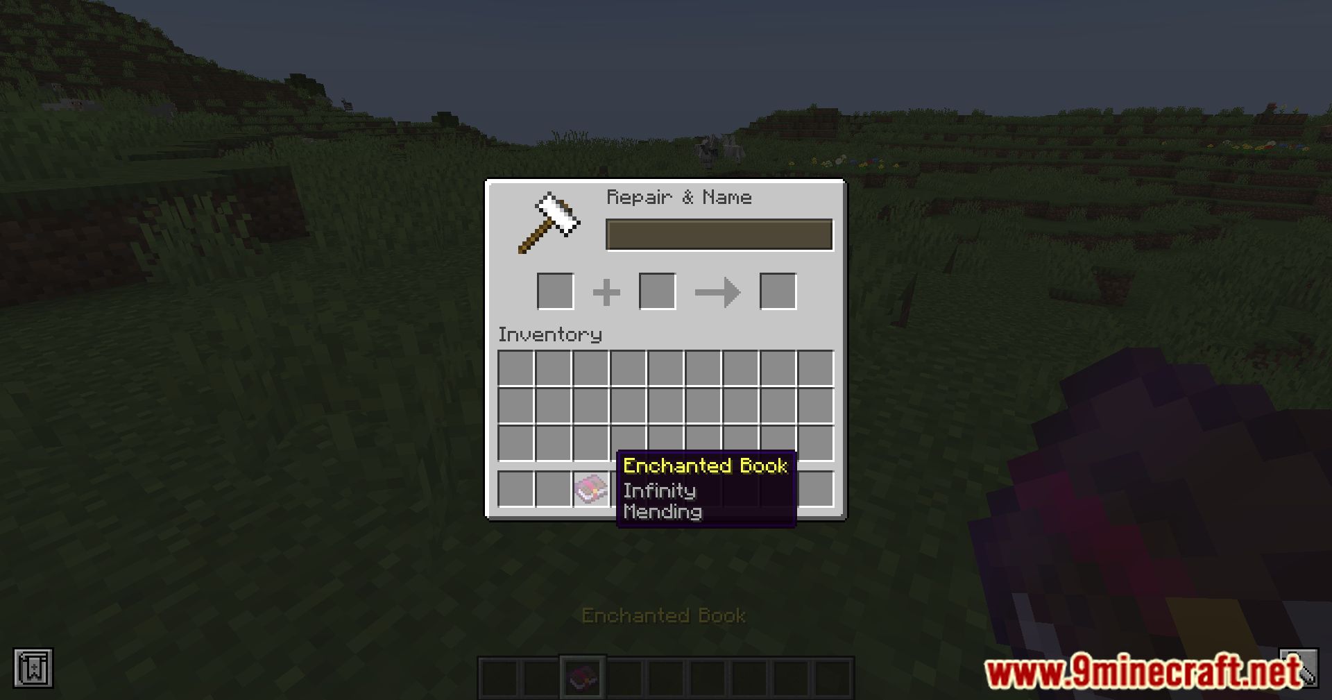 description_6 Infinity With Mending Mod 1.20.1 - Разрушение границ, объединение бесконечности и починки