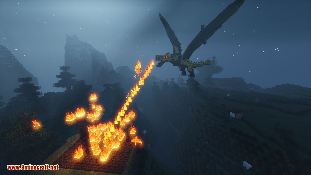 description_0 Mod Hielo y Fuego (1.18.2) - Nueva luz para dragones