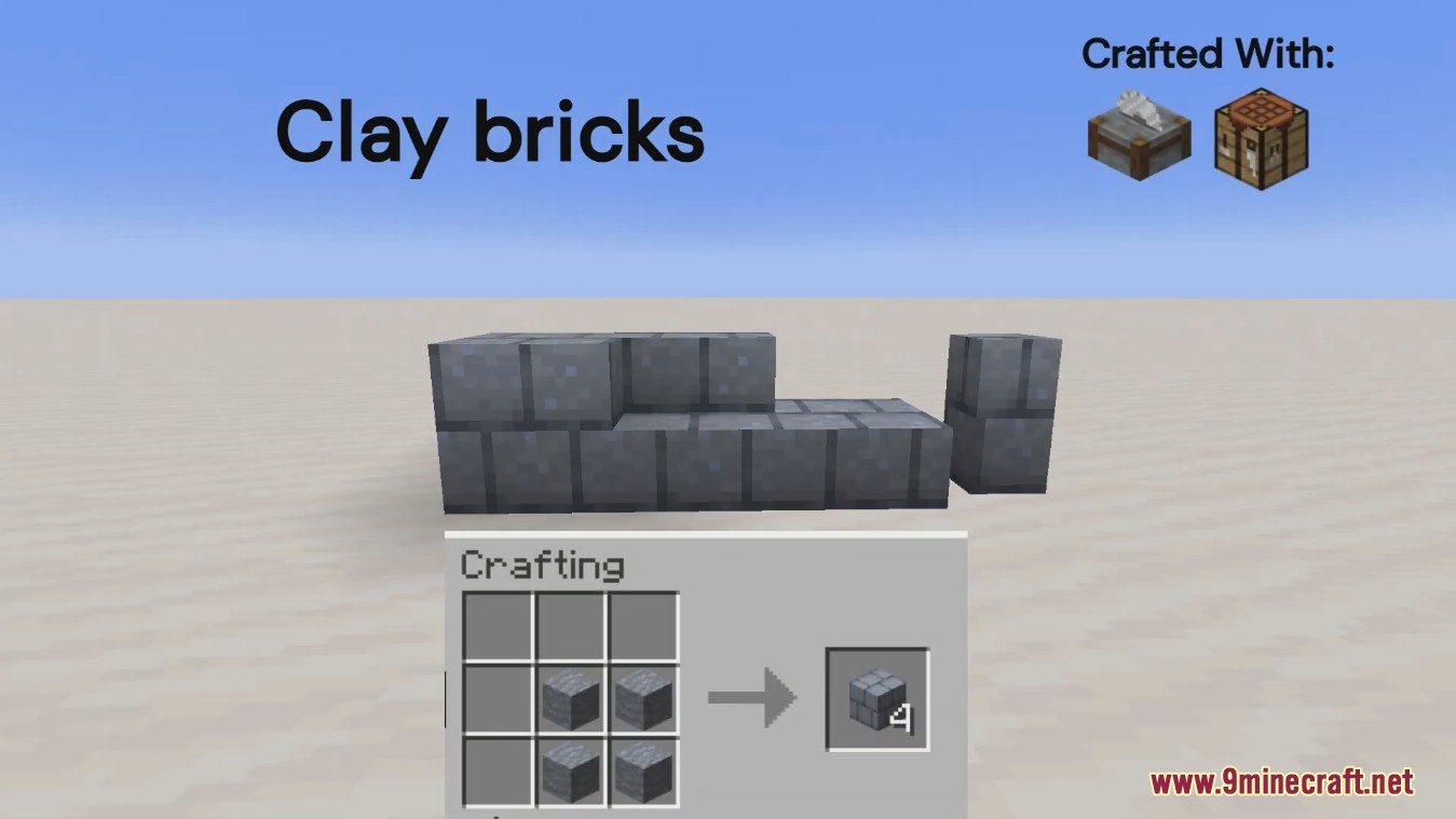 description_16 Мод Chiseled Bricks and Tiles (1.20.1) - ванильный вариант каменных блоков