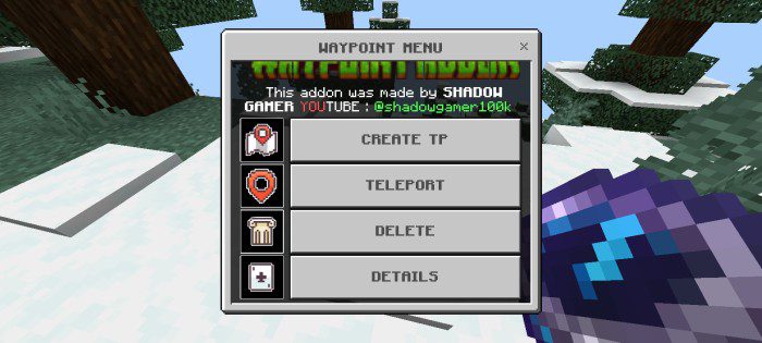 image 2 for Advanced Waypoint Plugin (1.20) - MCPE/Bedrock mod